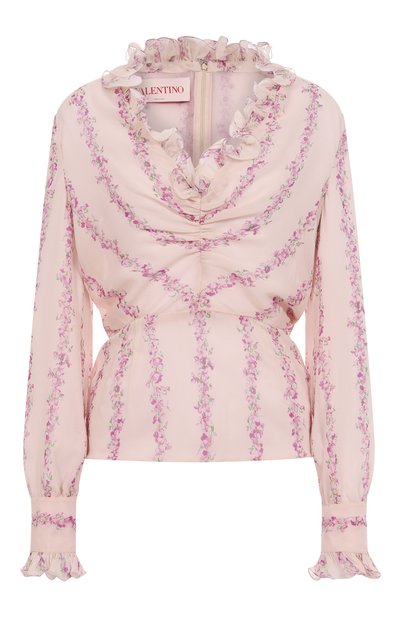 Женская шелковая блузка VALENTINO, арт. 6B0AEAJ0/9AC
