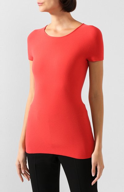 Топ GIORGIO ARMANI красного цвета по цене 54200 руб., арт. 6YAM32/AM05Z, фото 3 Топ GIORGIO ARMANI, арт. 6YAM32/AM05Z, фото 3