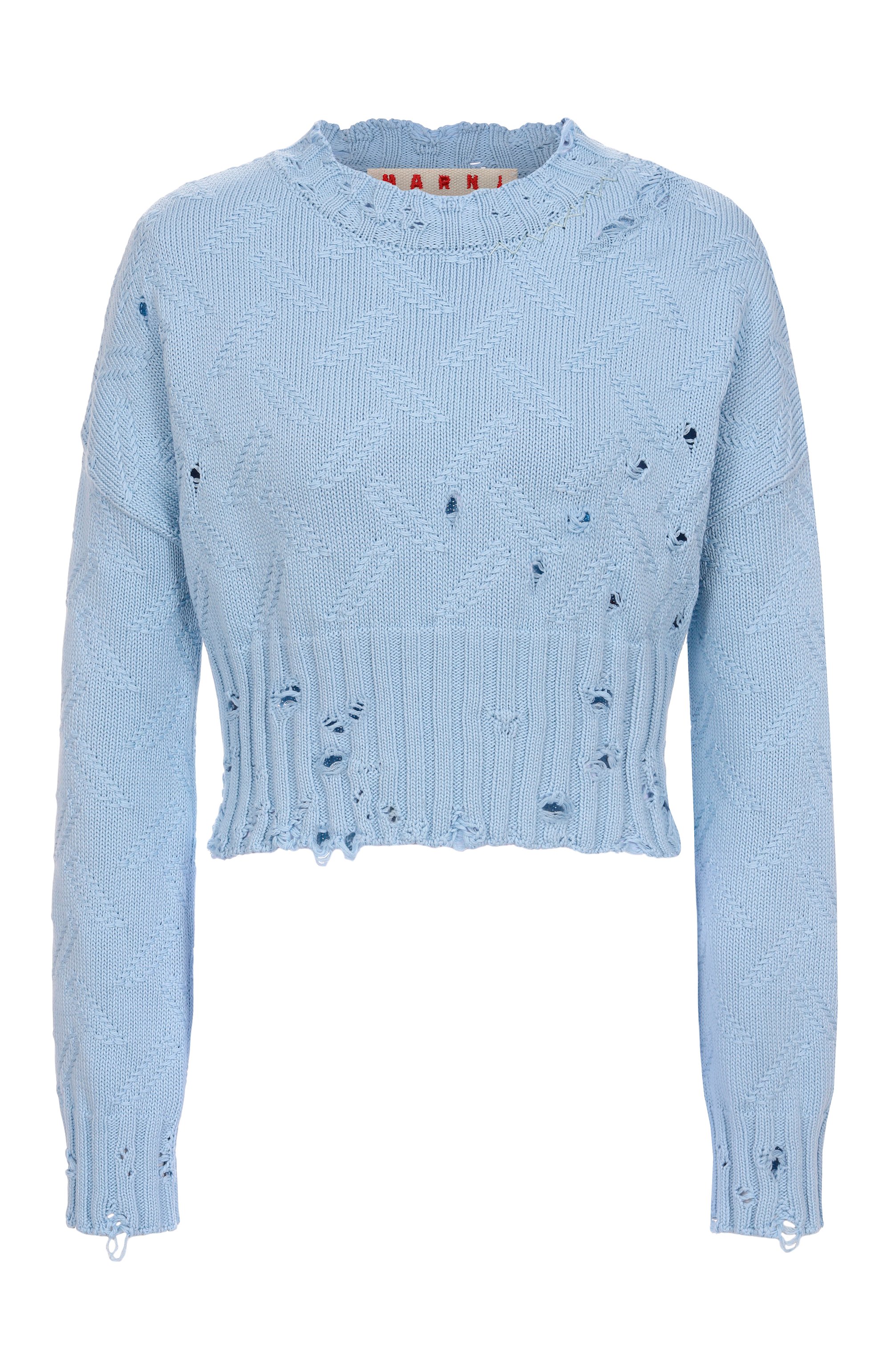 Хлопковый свитер MARNI, арт. GCMD0604A0/UFC658, фото 1