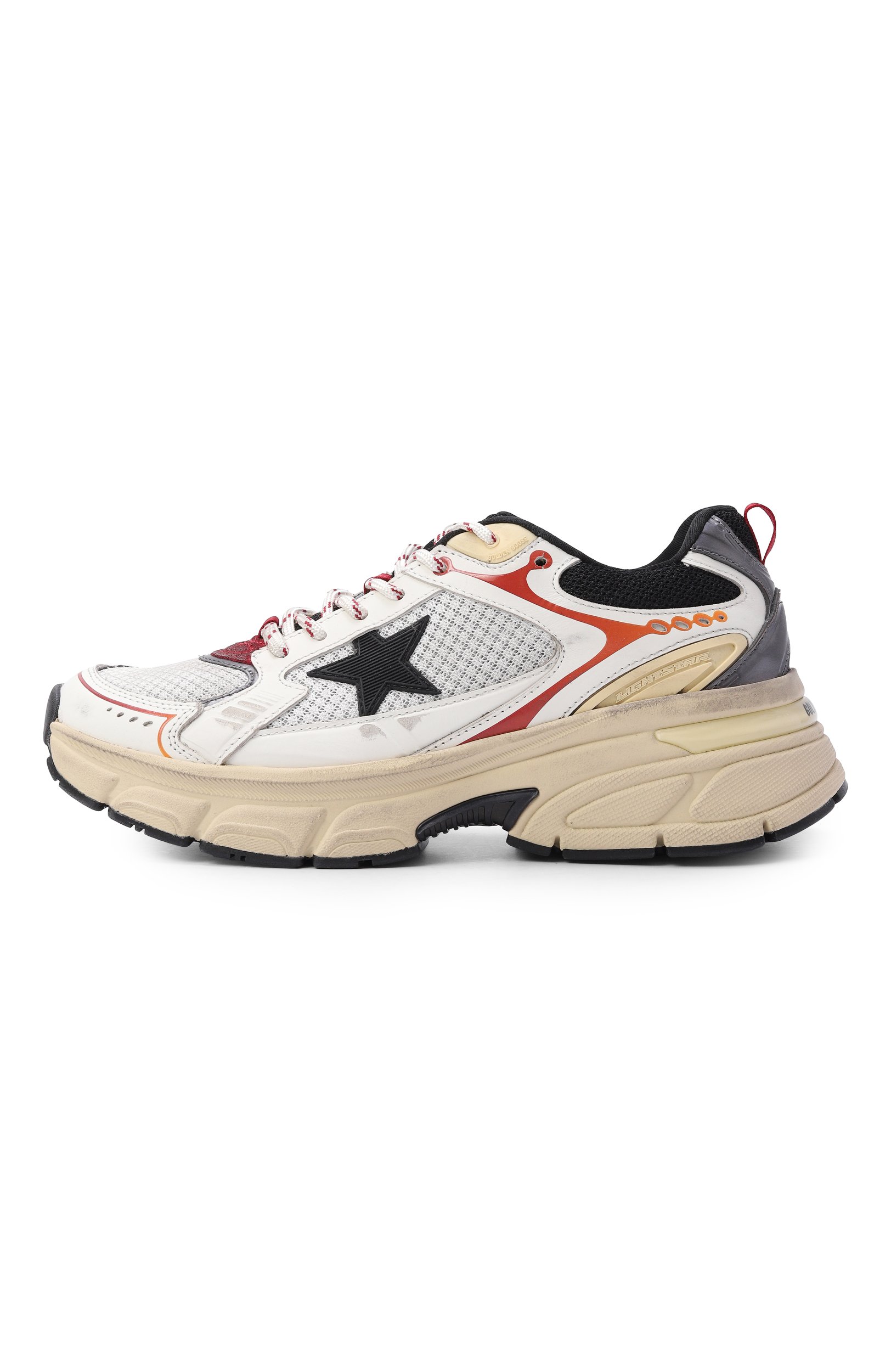 Комбинированные кроссовки lightstar GOLDEN GOOSE DELUXE BRAND, арт. GWF00724.F008465, фото 4