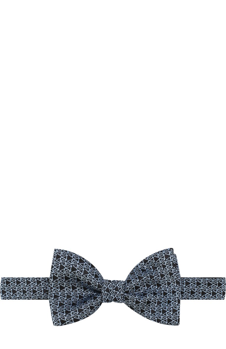 Мужской шелковый галстук-бабочка LANVIN черного цвета, арт. 2175/B0W TIE | Фото 1 (Материал: Текстиль, Шелк; Статус проверки: Проверена категория, Проверено; Нос: Не проставлено)