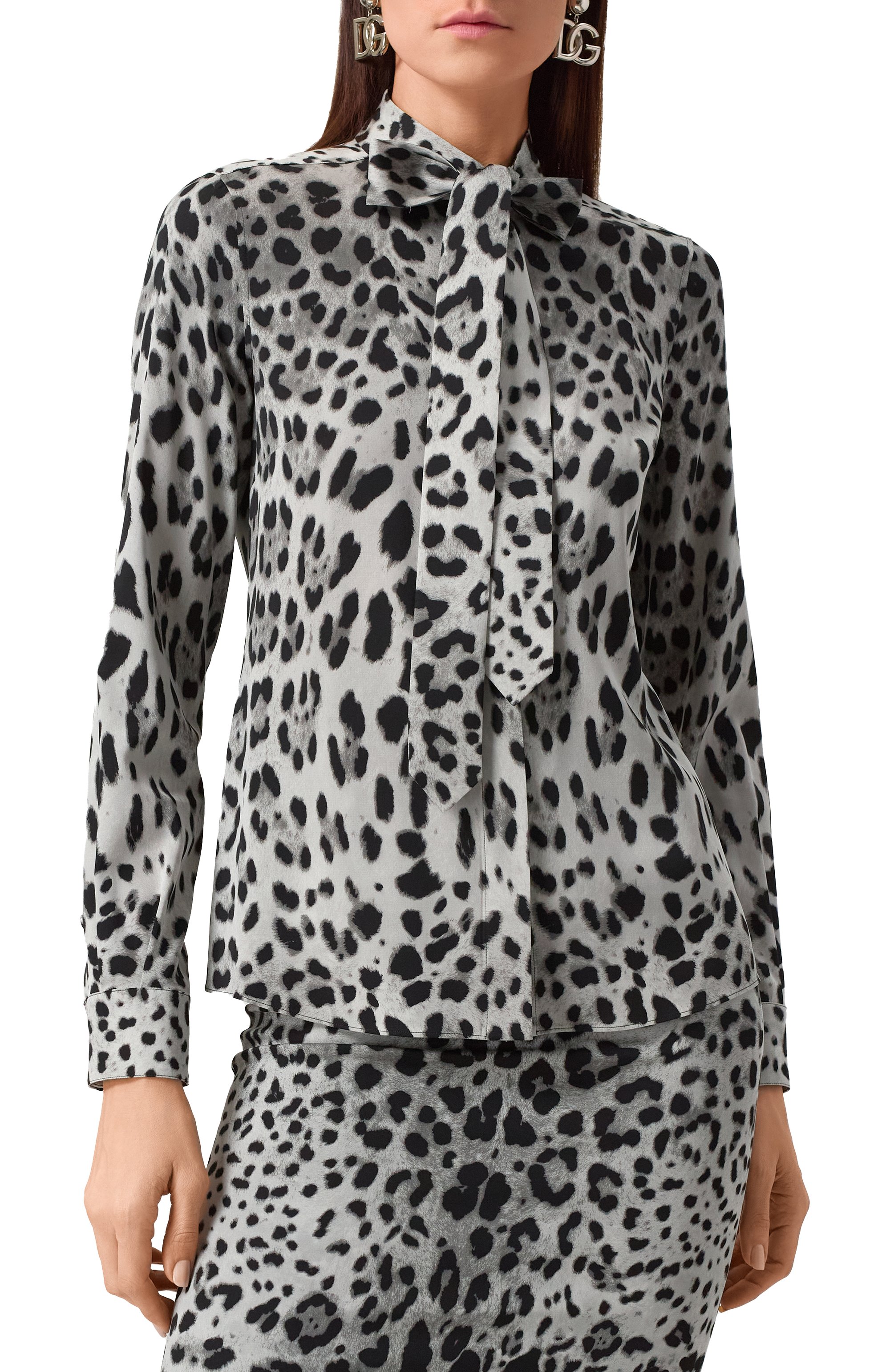 Шелковая блузка DOLCE & GABBANA, арт. F5T19T/FSADD, фото 3