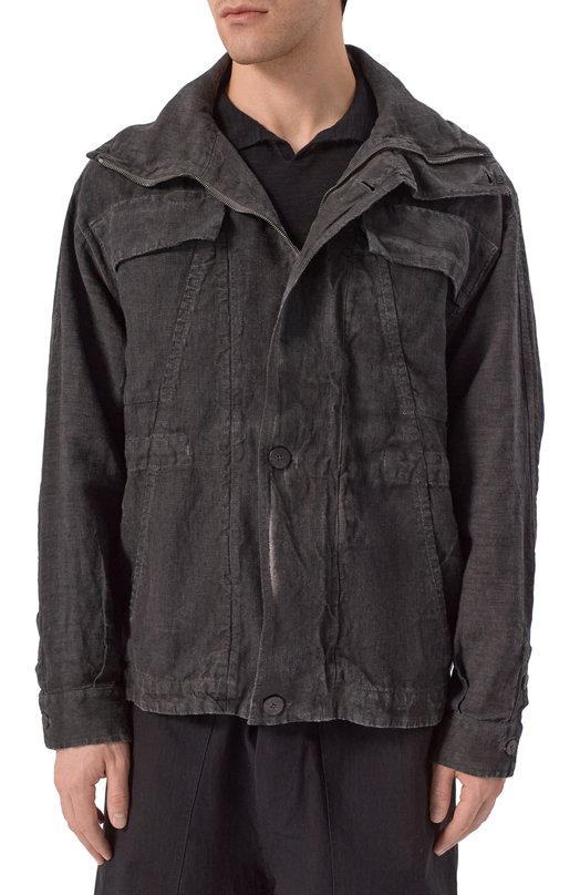 Льняная куртка Transit CFUTRCH173E Серый  CFUTRCH173E Фото 3