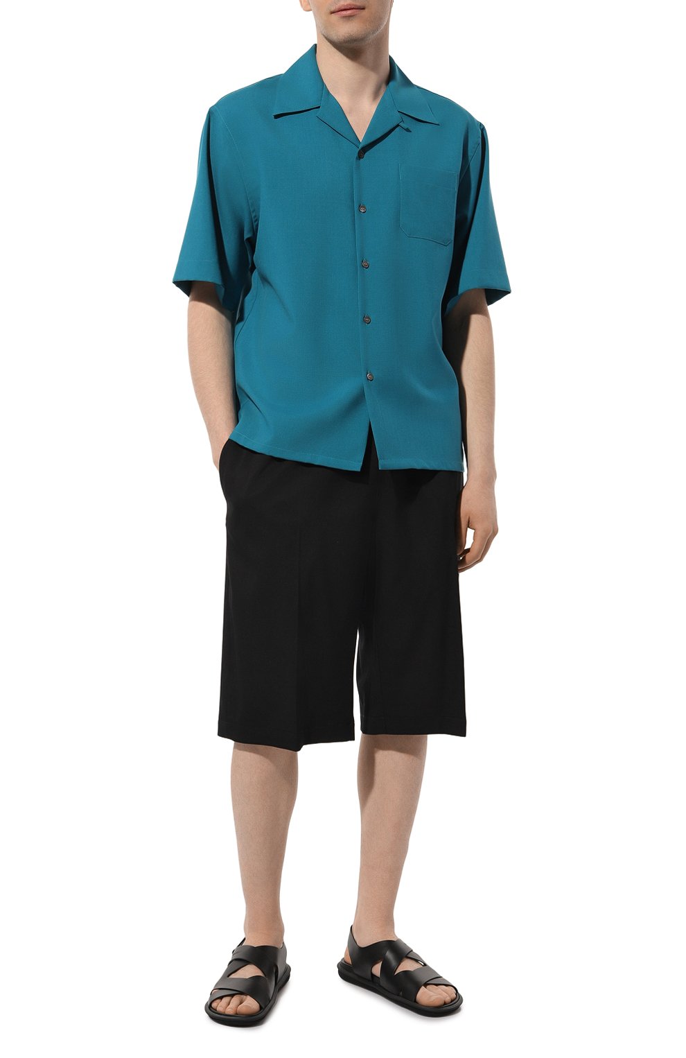 Кожаные сандалии GIORGIO ARMANI, арт. X2P092/XF731, фото 2