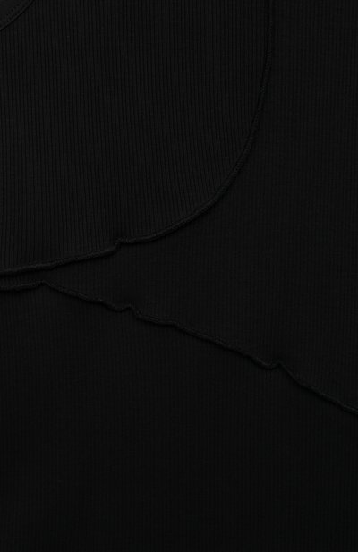 Хлопковый топ LES COYOTES DE PARIS черного цвета по цене 11850 руб., арт. 122-20-128, фото 3 Хлопковый топ LES COYOTES DE PARIS, арт. 122-20-128, фото 3