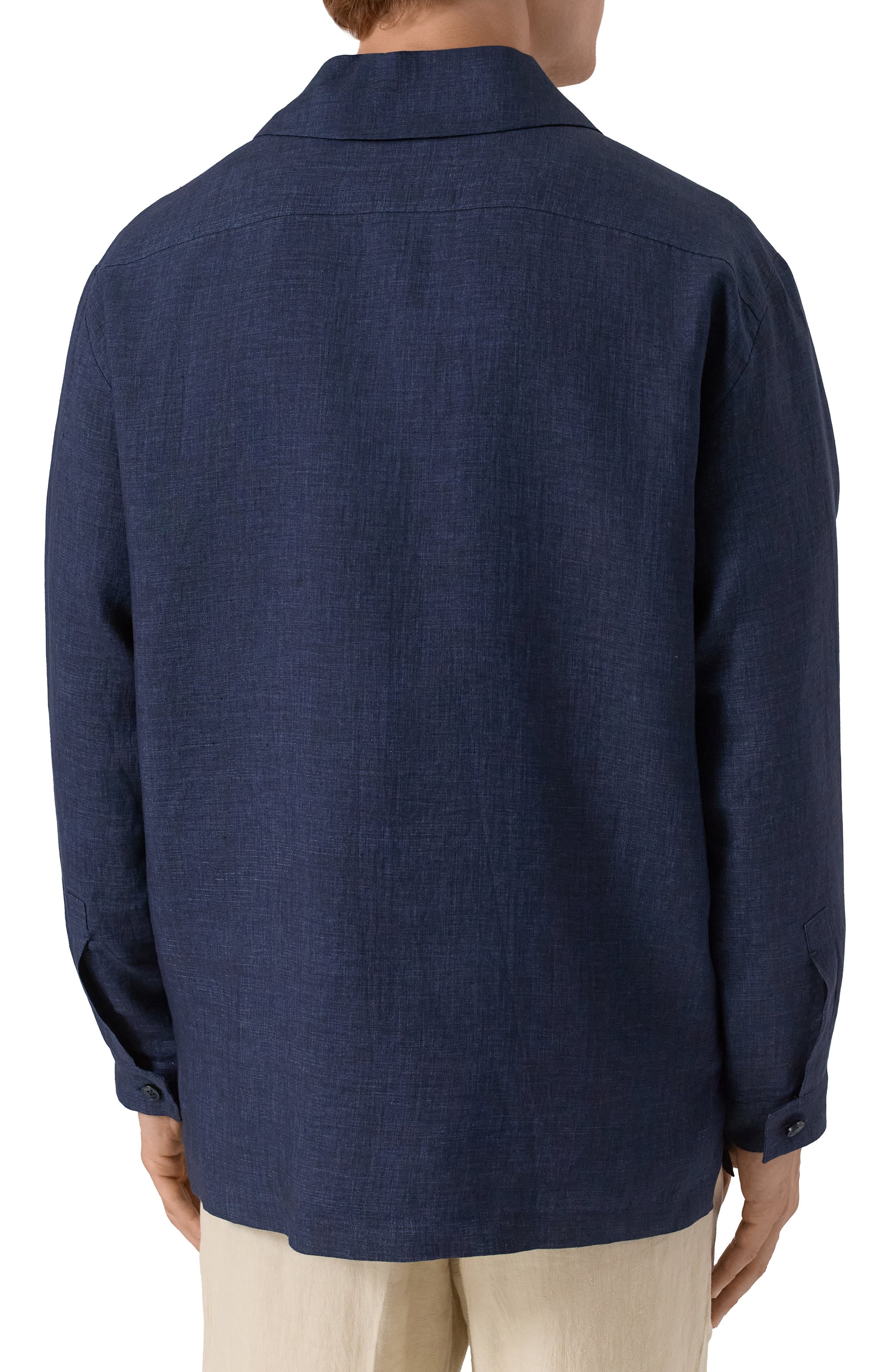 Льняная рубашка KITON, арт. UMC013H0921113, фото 4