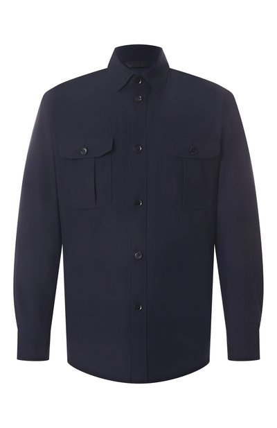 Мужская шелковая куртка-рубашка BRIONI, арт. SLTA0L/02401