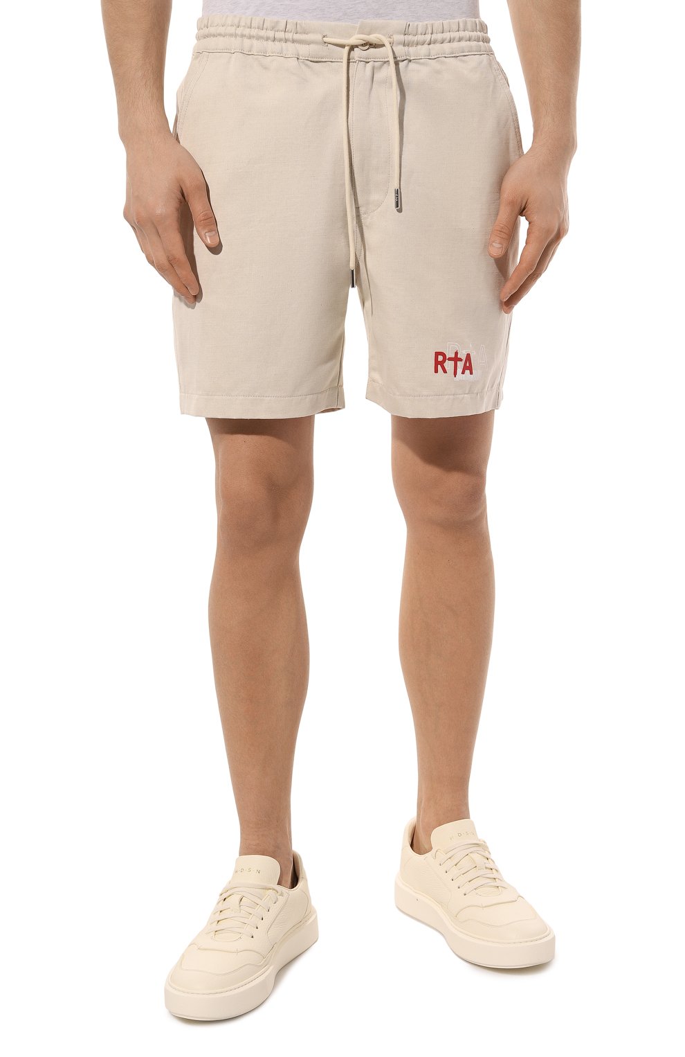Шорты из хлопка и льна RTA, арт. MS23W440-B1328NATRL, фото 3