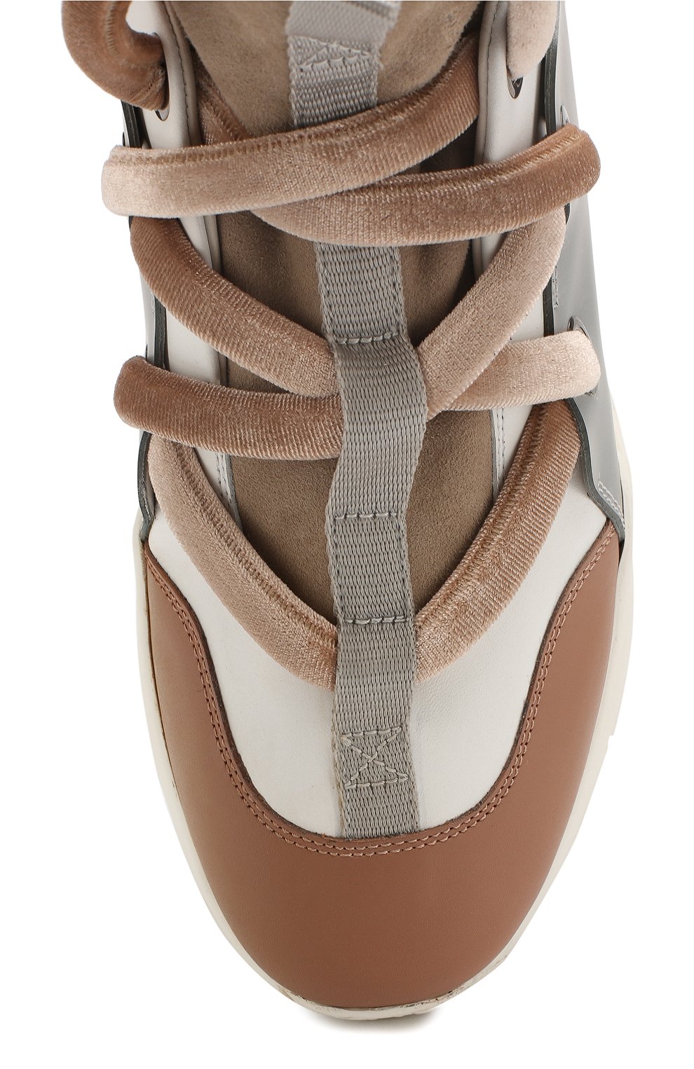 Кожаные кроссовки SANTONI, арт. WBKI60610AVGGGNNE40, фото 5