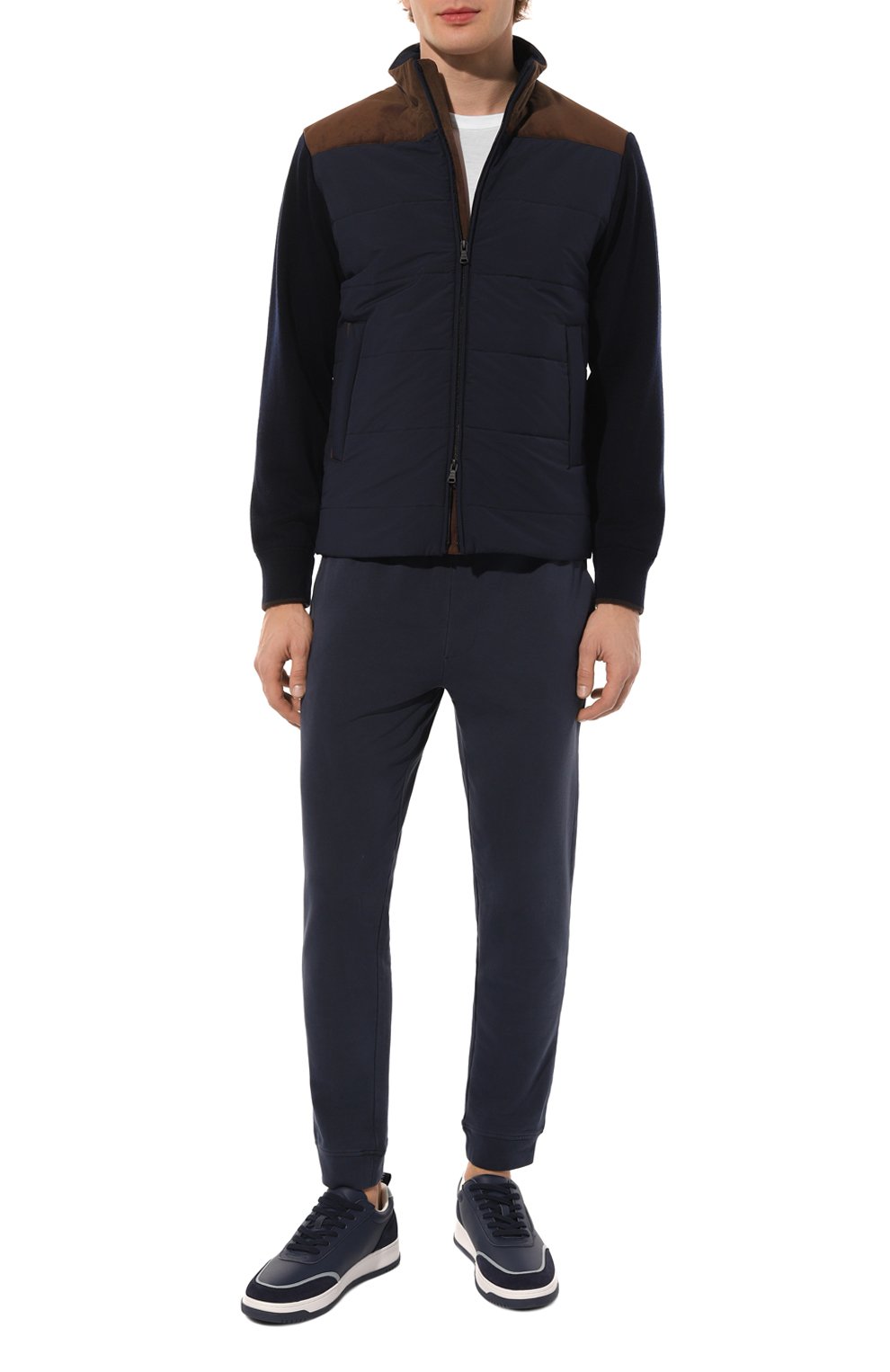 Кожаные кеды club fin PAUL&SHARK, арт. 14318003, фото 2