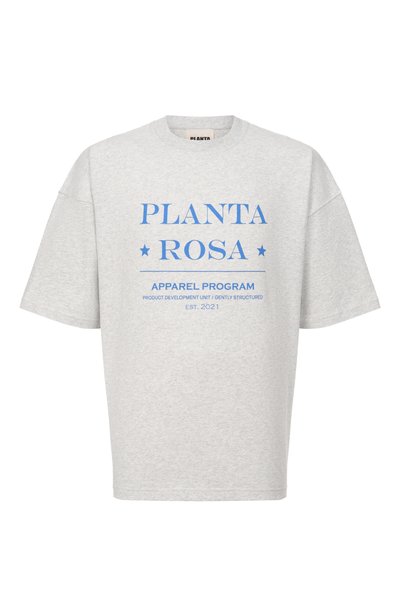 Женская хлопковая футболка PLANTA ROSA, арт. PR/T02/PACIFIC/220VELVET