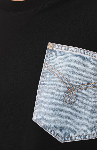 Хлопковая футболка M05CH1NO JEANS, арт. 232K2/A1205/8762, фото 5