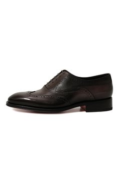 Кожаные оксфорды SANTONI, арт. MCCG18170MC8HFULG27, фото 1
