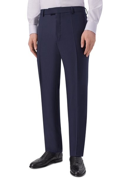 Шерстяные брюки BOSS CAMEL, арт. 50509909, фото 3