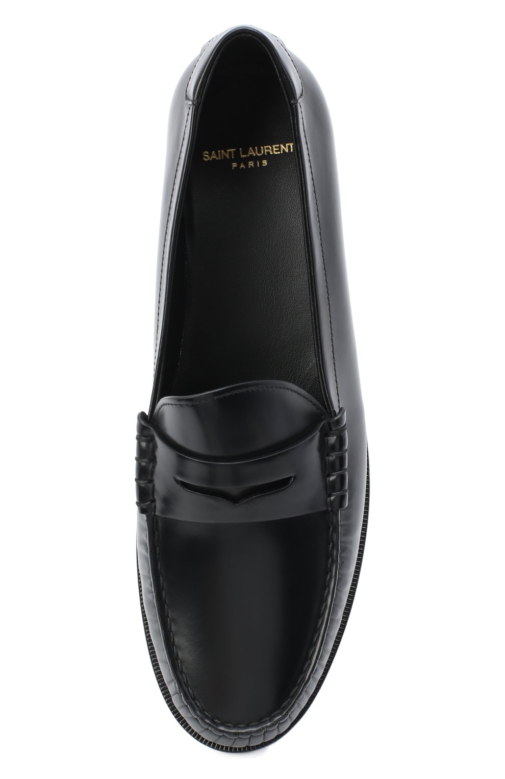 Кожаные пенни-лоферы SAINT LAURENT, арт. 630474/1VUVV, фото 5