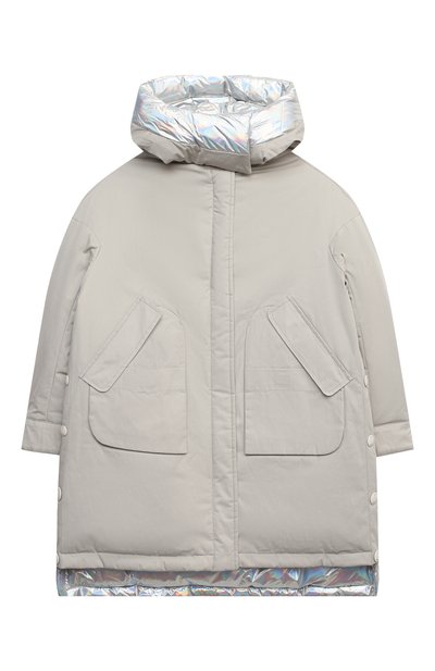 Пуховая куртка YVES SALOMON ENFANT бежевого цвета по цене 83150 руб., арт. 21WEM002XXF33W/12-14, фото 1 Пуховая куртка YVES SALOMON ENFANT, арт. 21WEM002XXF33W/12-14, фото 1