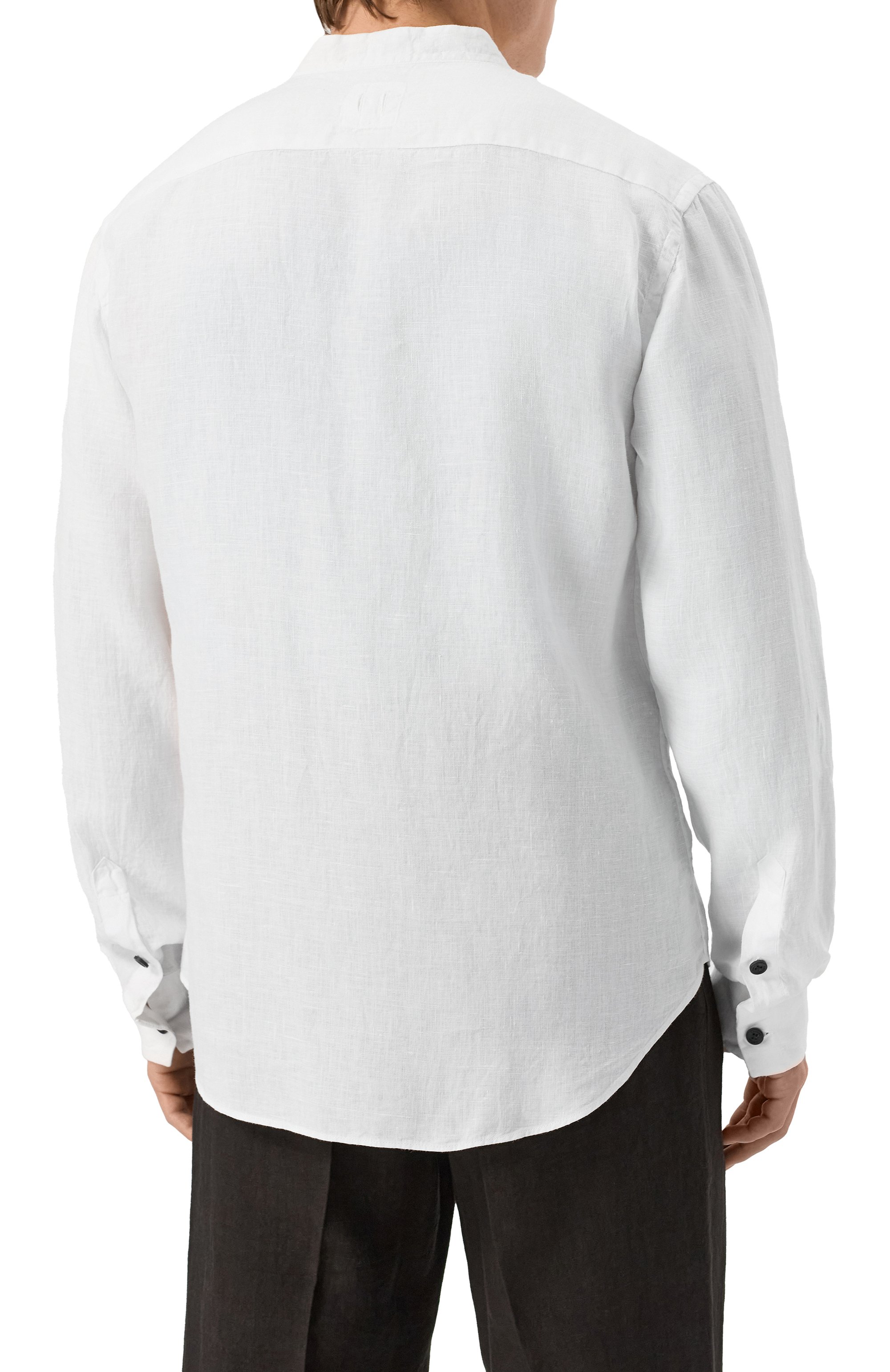 Льняная рубашка HANNES ROETHER, арт. T029PAS.608, фото 4