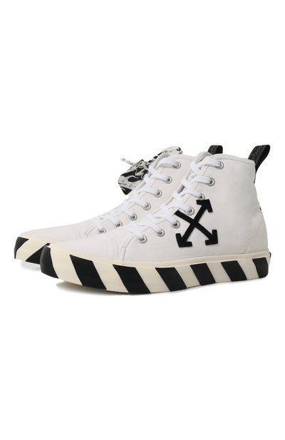 Текстильные кеды vulcanized OFF-WHITE, арт. 0MIA119F21FAB0010110, фото 1