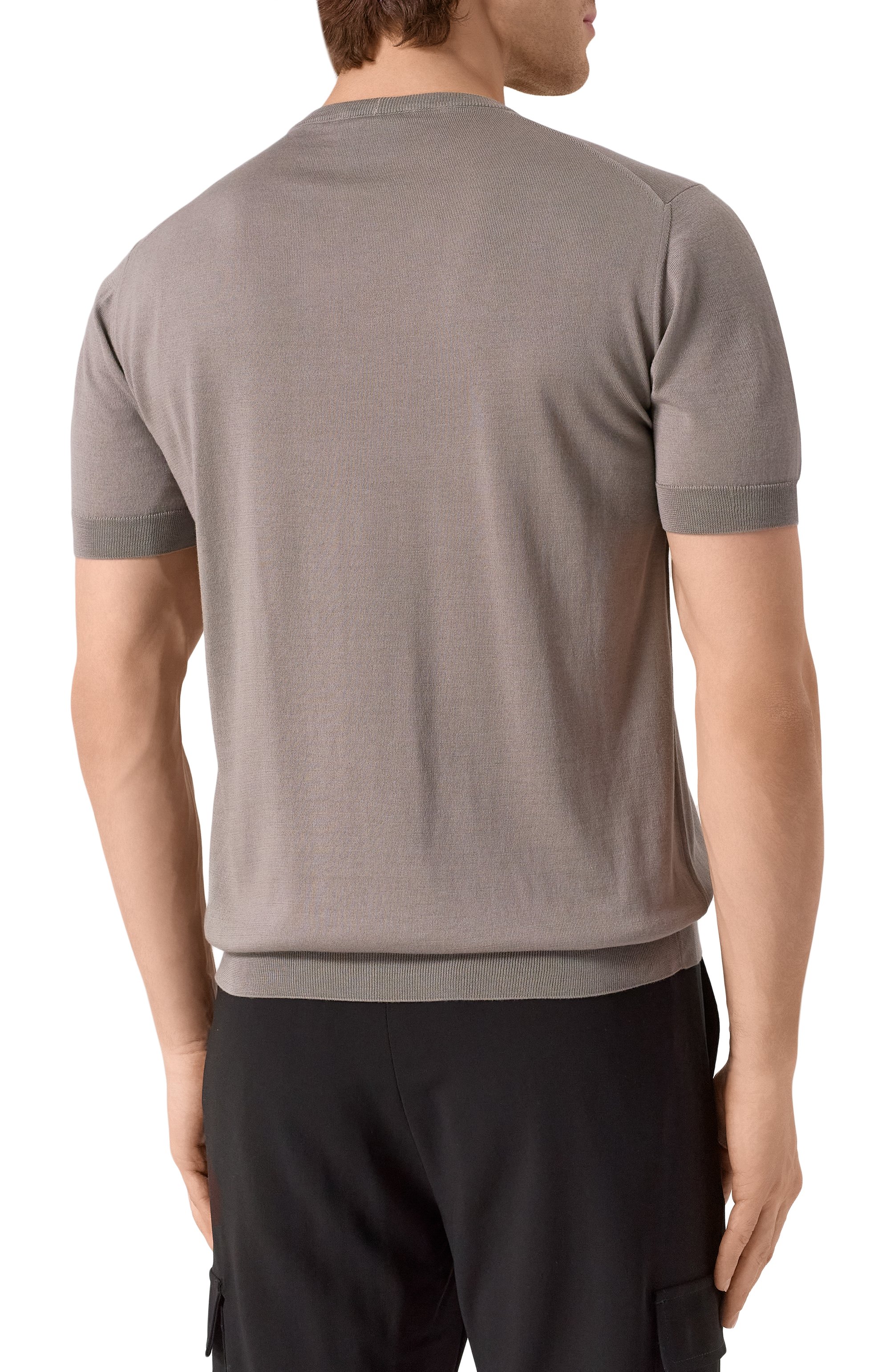 Джемпер из шелка и хлопка GIORGIO ARMANI, арт. 3HSM38/SM63Z, фото 4