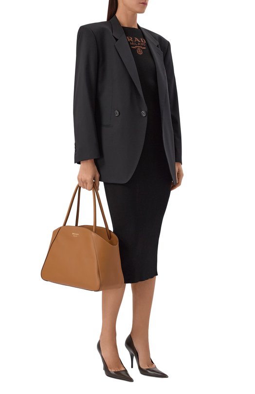 Сумка-тоут Prada 1BG519/2CYS Коричневый  1BG519/2CYS Фото 7