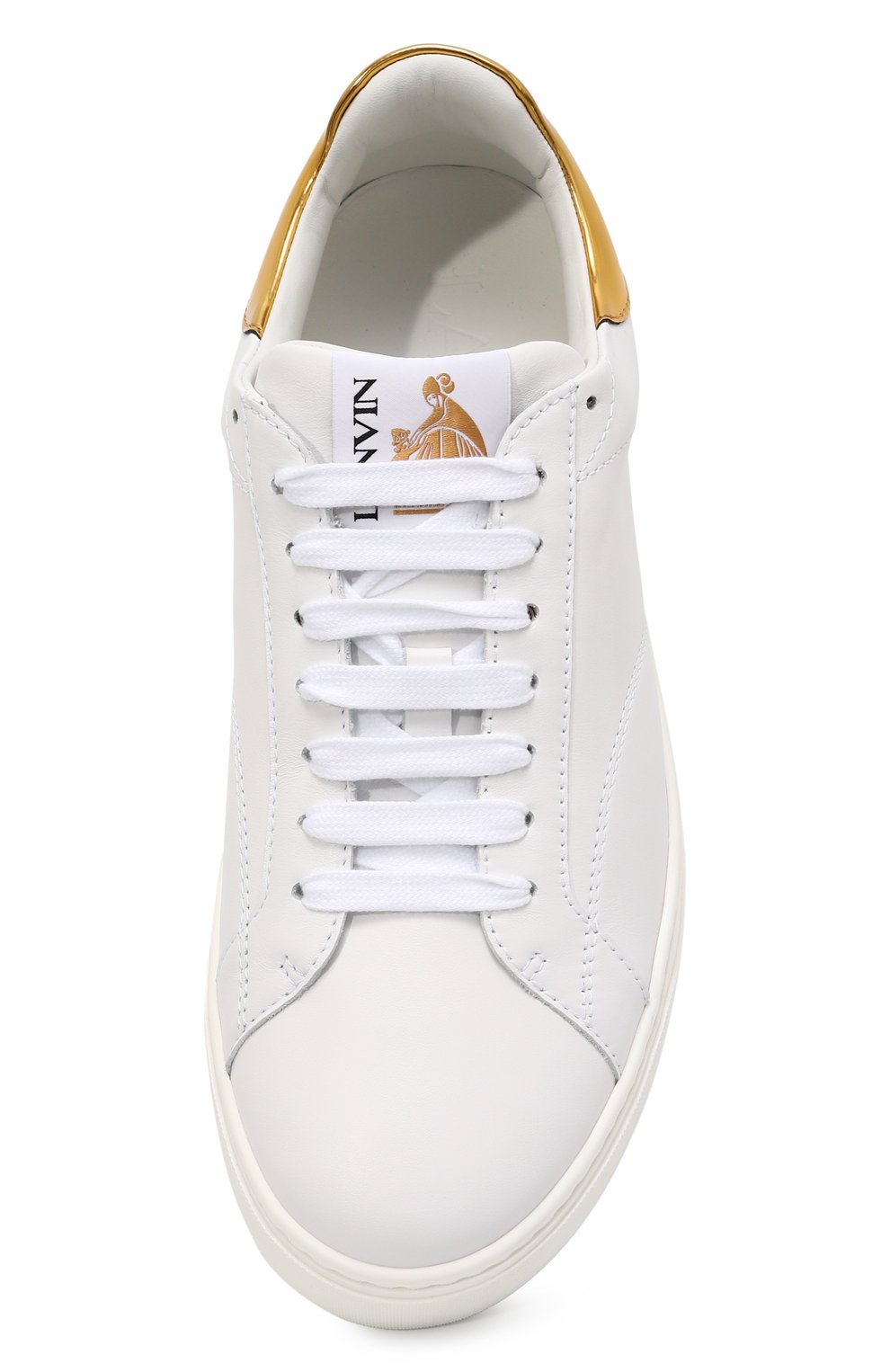 Кожаные кеды ddb0 LANVIN, арт. FM-SKDK0A-NAME-A23, фото 4