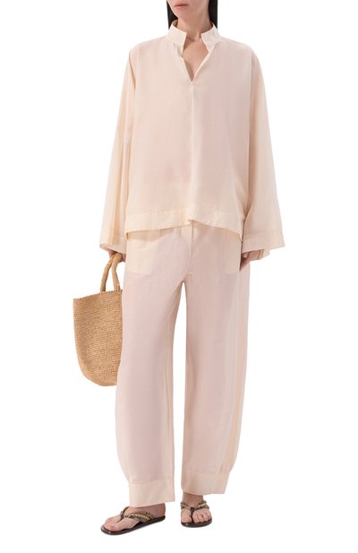 Блузка из хлопка и шелка 12 STOREEZ, арт. 137699, фото 2