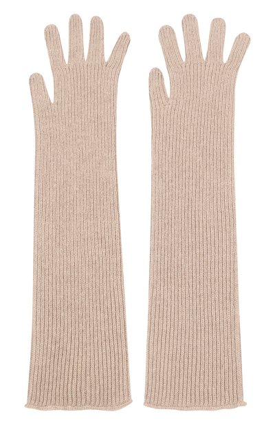 Перчатки из шерсти и кашемира ELEVENTY бежевого цвета по цене 13800 руб., арт. H81ACCH08/MAG0H077, фото 3 Перчатки из шерсти и кашемира ELEVENTY, арт. H81ACCH08/MAG0H077, фото 3