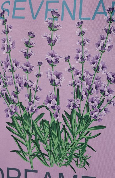 Хлопковая футбо лка SEVEN LAB, арт. T SLD lavender, фото 5