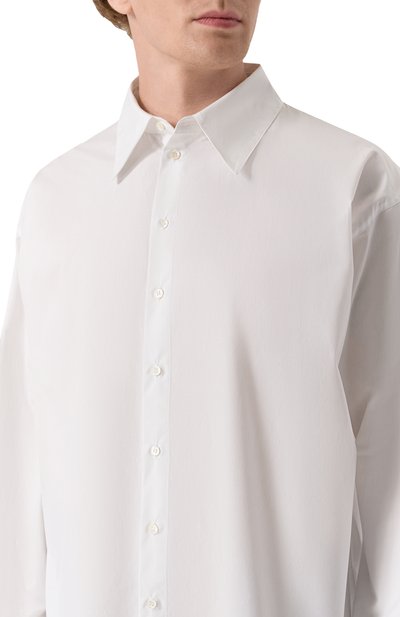 Хлопковая рубашка ISABEL BENENATO, арт. UW51F25, фото 5