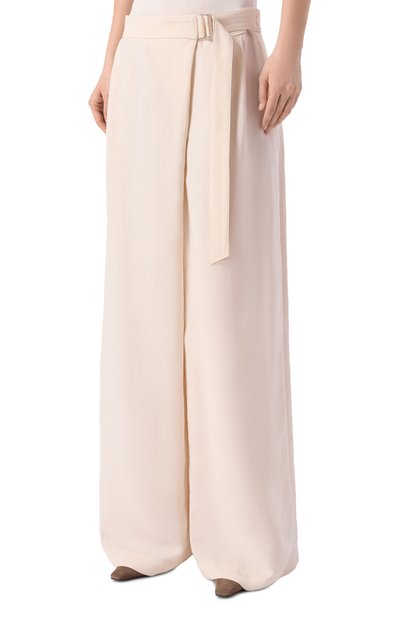 Брюки из вискозы и льна BRUNELLO CUCINELLI, арт. MH126P9207, фото 3