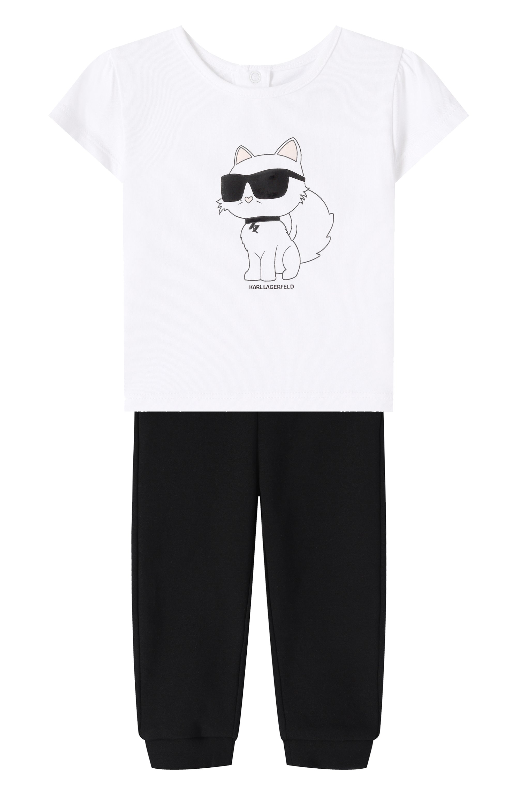 Комплект из футболки и брюк KARL LAGERFELD KIDS, арт. Z30517, фото 1