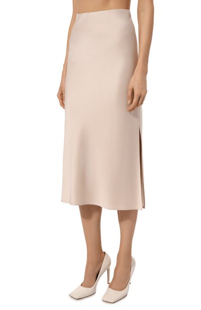 Атласная юбка BRUNELLO CUCINELLI, арт. MPH38G3414, фото 3