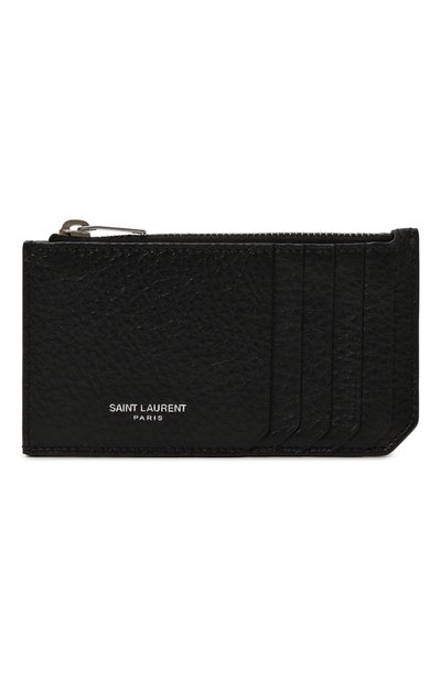 Мужской кожаный футляр для кредитных карт SAINT LAURENT, арт. 609362/AADAS