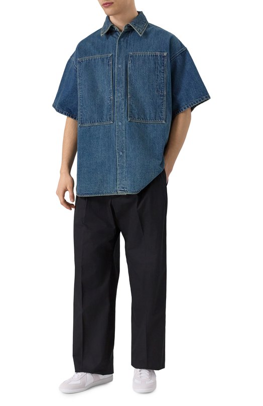 Джинсовая рубашка Jil Sander J47DL0168-J45291 Синий  J47DL0168-J45291 Фото 2