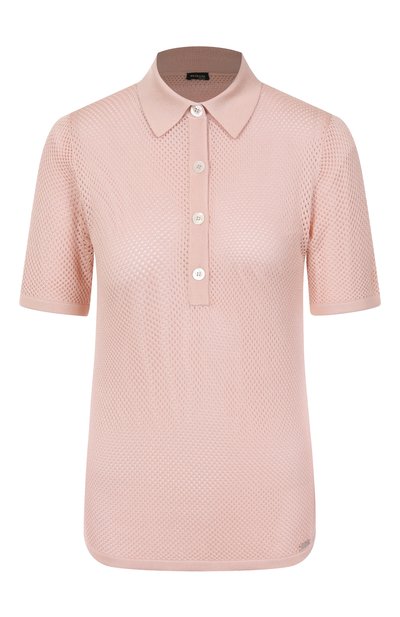 Женское шелковое поло KITON, арт. D5571412437