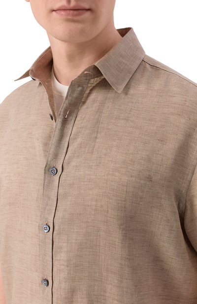 Льняная рубашка CANALI, арт. CSM7077/GL03099, фото 5