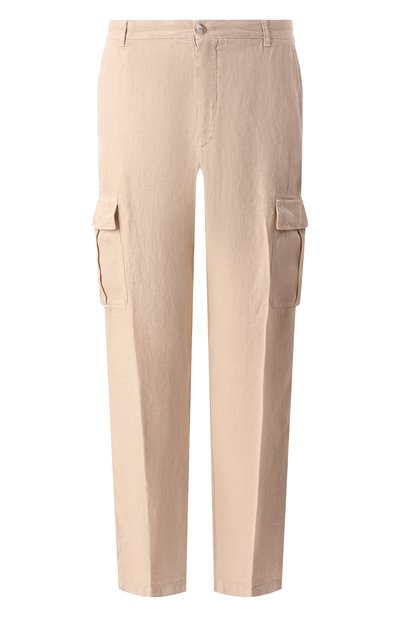 Мужские льняные брюки-карго 120% LINO, арт. 32ALIM29DX/D943/000