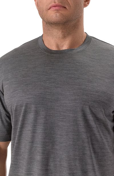 Шерстяная футболка MARCO PESCAROLO темно-серого цвета по цене 54050 руб., арт. JAMES/52Y04/2, фото 5 Шерстяная футболка MARCO PESCAROLO, арт. JAMES/52Y04/2, фото 5