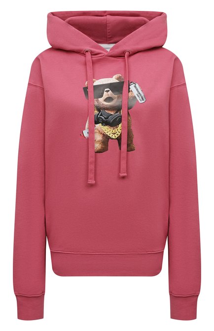 Женский хлопковое худи DIEGO VENTURINO, арт. FW22-DV FLH P0G_WMN