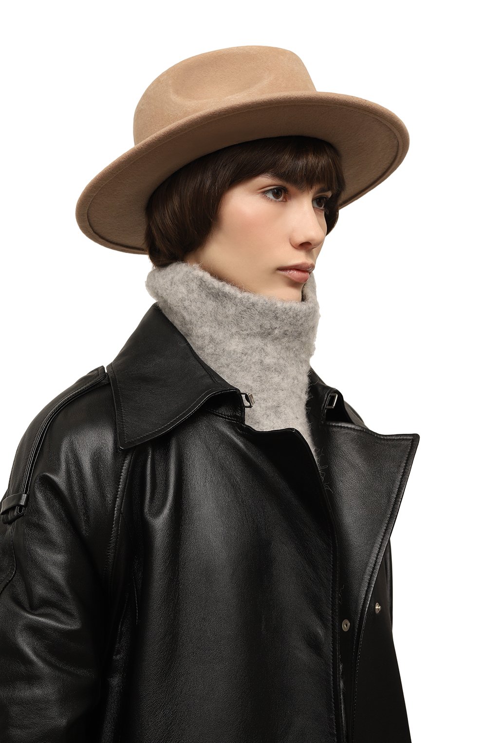 Шерстяная шляпа fedora we fade to grey COCOSHNICK HEADDRESS, арт. fedorawefadetogrey, фото 2