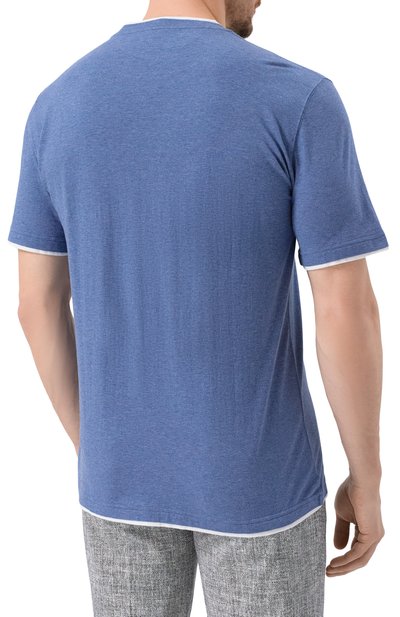 Хлопковая футболка FEDELI, арт. 8UE00200, фото 4