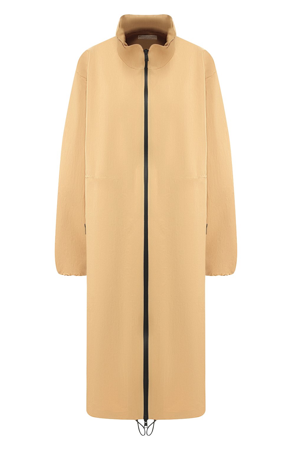 Плащ с капюшоном BOTTEGA VENETA бежевого цвета по цене 299500 руб., арт. 573034/VF4K0, фото 1 Плащ с капюшоном BOTTEGA VENETA, арт. 573034/VF4K0, фото 1