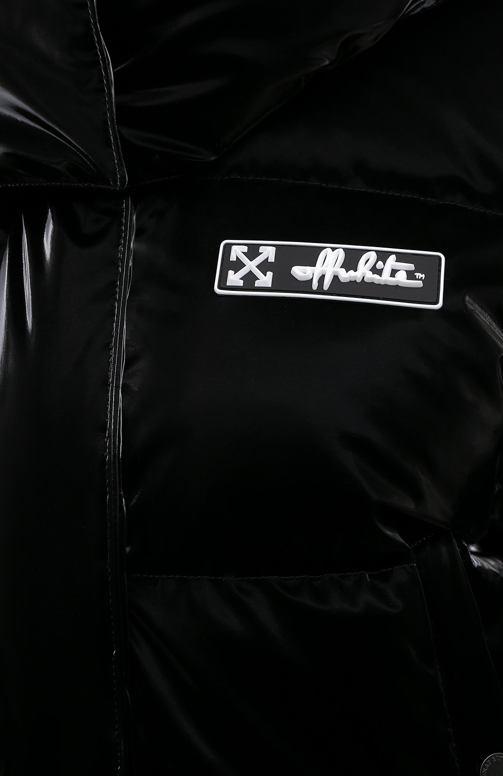 Пуховая куртка OFF-WHITE черного цвета по цене 128000 руб., арт. 0WEA213F20FAB0011000, фото 5 Пуховая куртка OFF-WHITE, арт. 0WEA213F20FAB0011000, фото 5