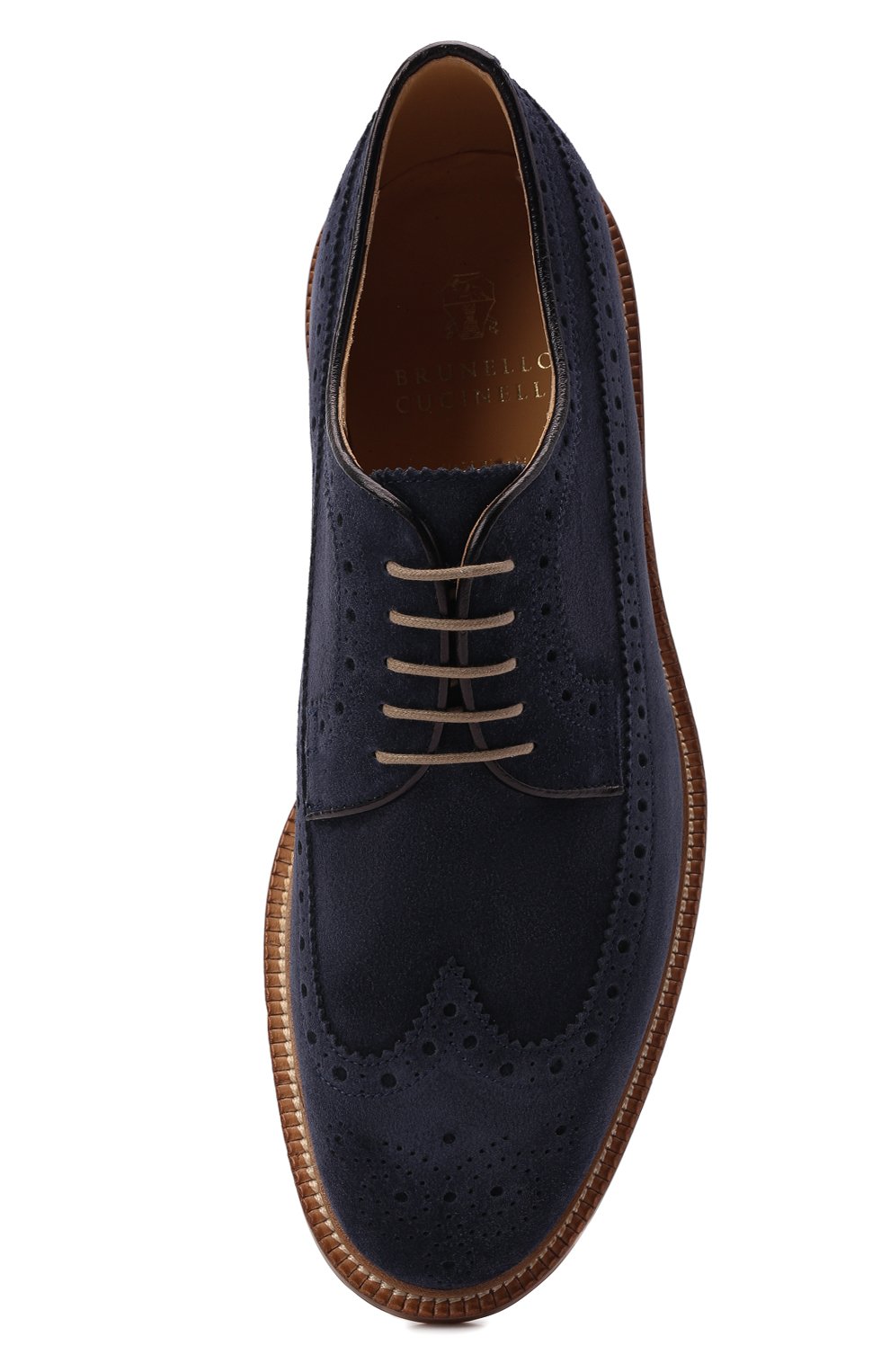 Замшевые дерби BRUNELLO CUCINELLI, арт. MZUS0FU834, фото 6