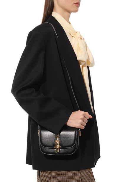 Сумка sylvie 1969 mini GUCCI черного цвета по цене 285120 руб., арт. 615965 1DB0X, фото 2 Сумка sylvie 1969 mini GUCCI, арт. 615965 1DB0X, фото 2