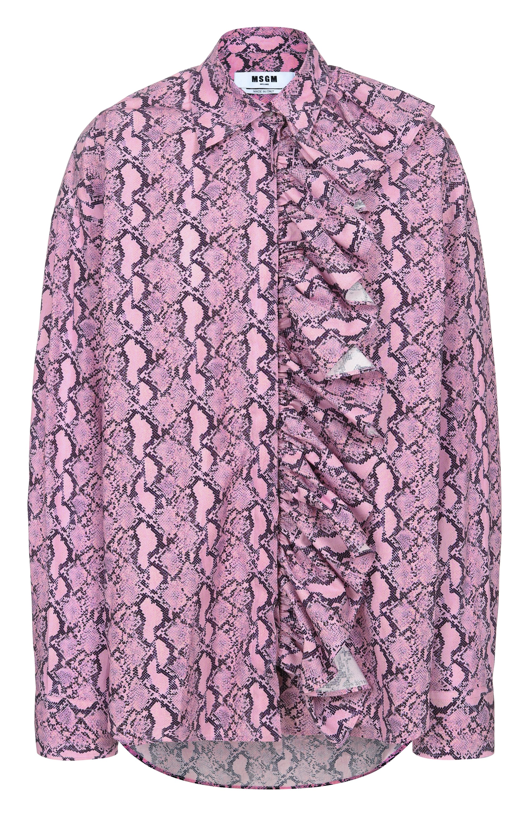 Хлопковая рубашка MSGM, арт. 4042MDE08/267352, фото 1