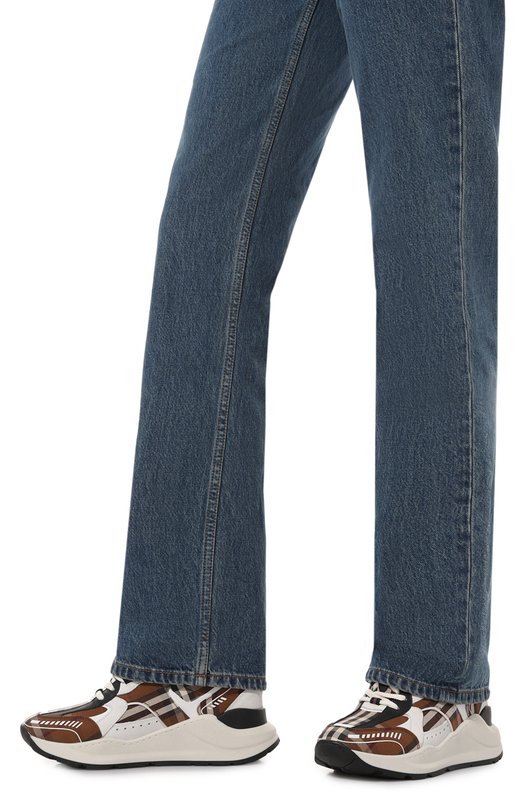 Комбинированные кроссовки Sean Burberry 8064245 Коричневый  8064245 Фото 3