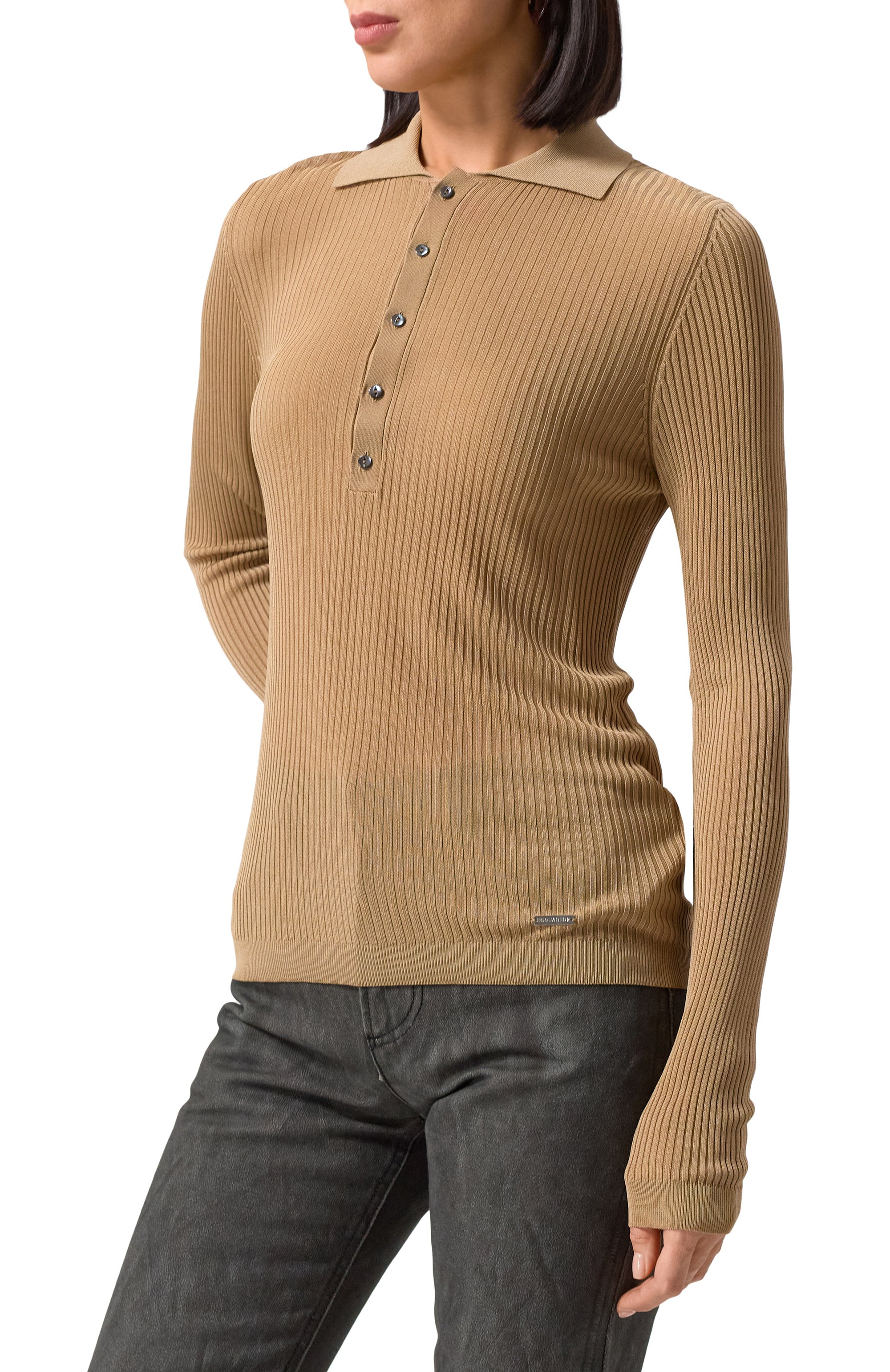 Поло из вискозы DSQUARED2, арт. S75HA1357/D13105, фото 3