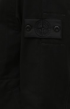 Мужская хлопковая куртка STONE ISLAND SHADOW PROJECT черного цвета, арт. 751910409 | Фото 5 (Рукава: Длинные; Материал внешний: Хлопок; Длина (верхняя одежда): Короткие; Кросс-КТ: Ветровки, Куртка, Легкие; Стили: Кэжуэл; Драгоценные камни: Проставлено; Материал сплава: Проставлено)