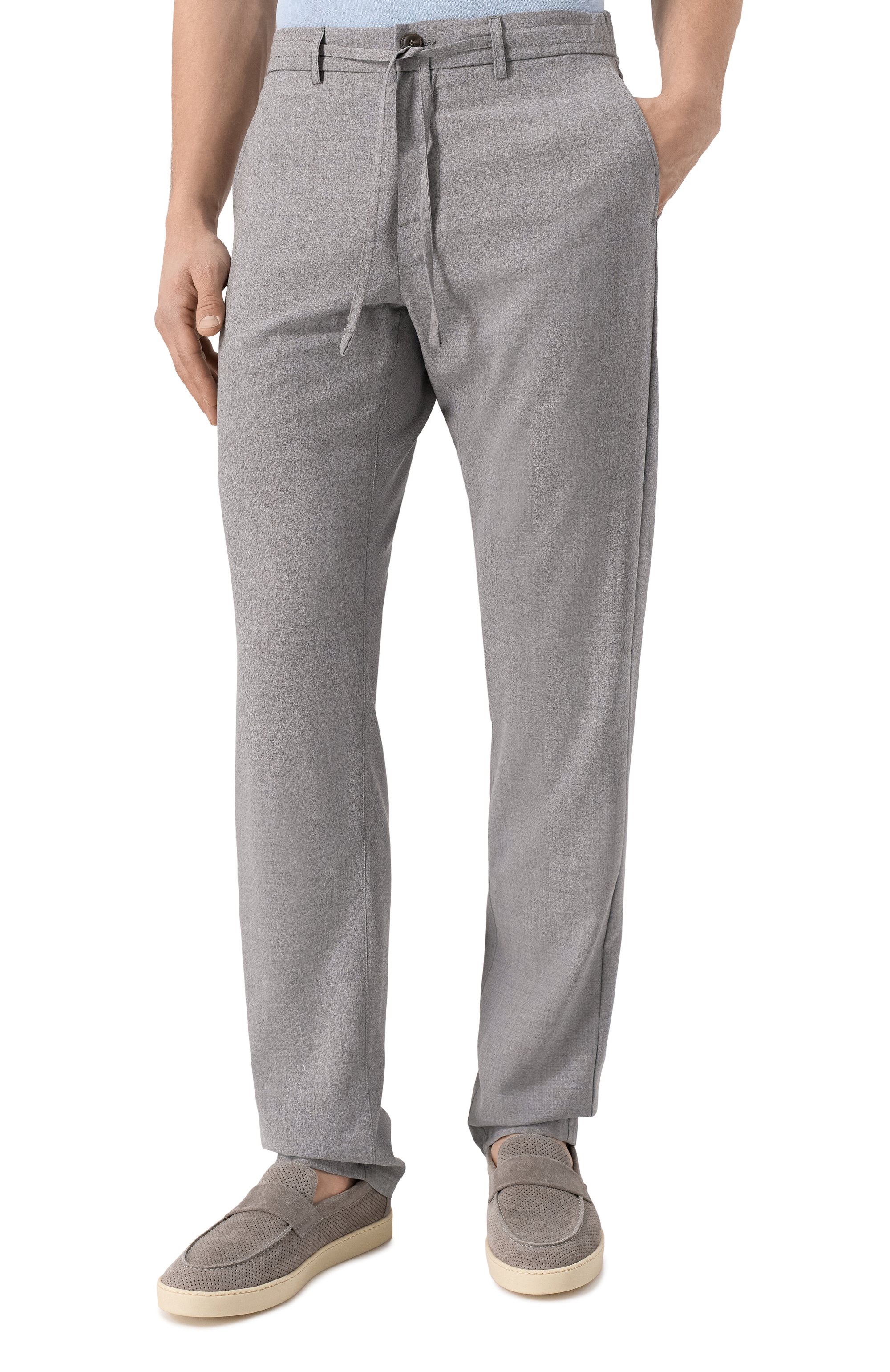 Шерстяные брюки CANALI, арт. V1659/AR05087, фото 3